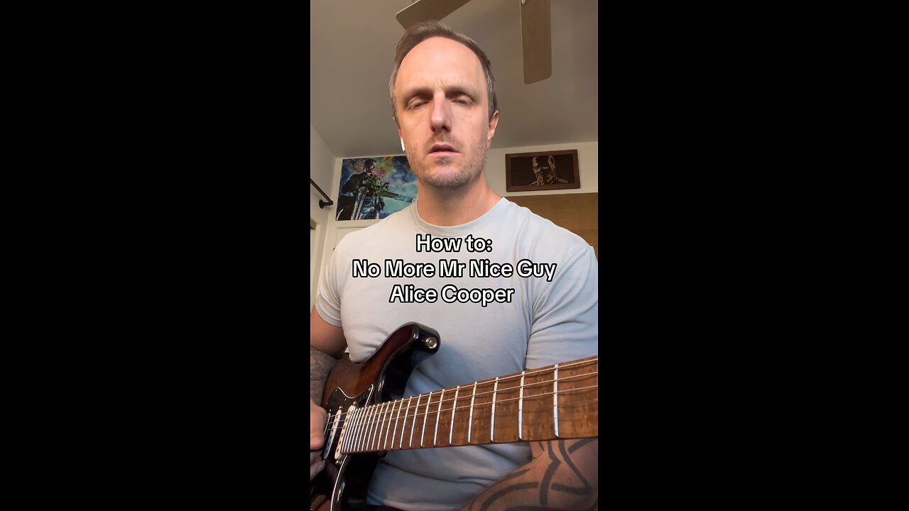 How to: No More Mr Nice Guy - Alice Cooper