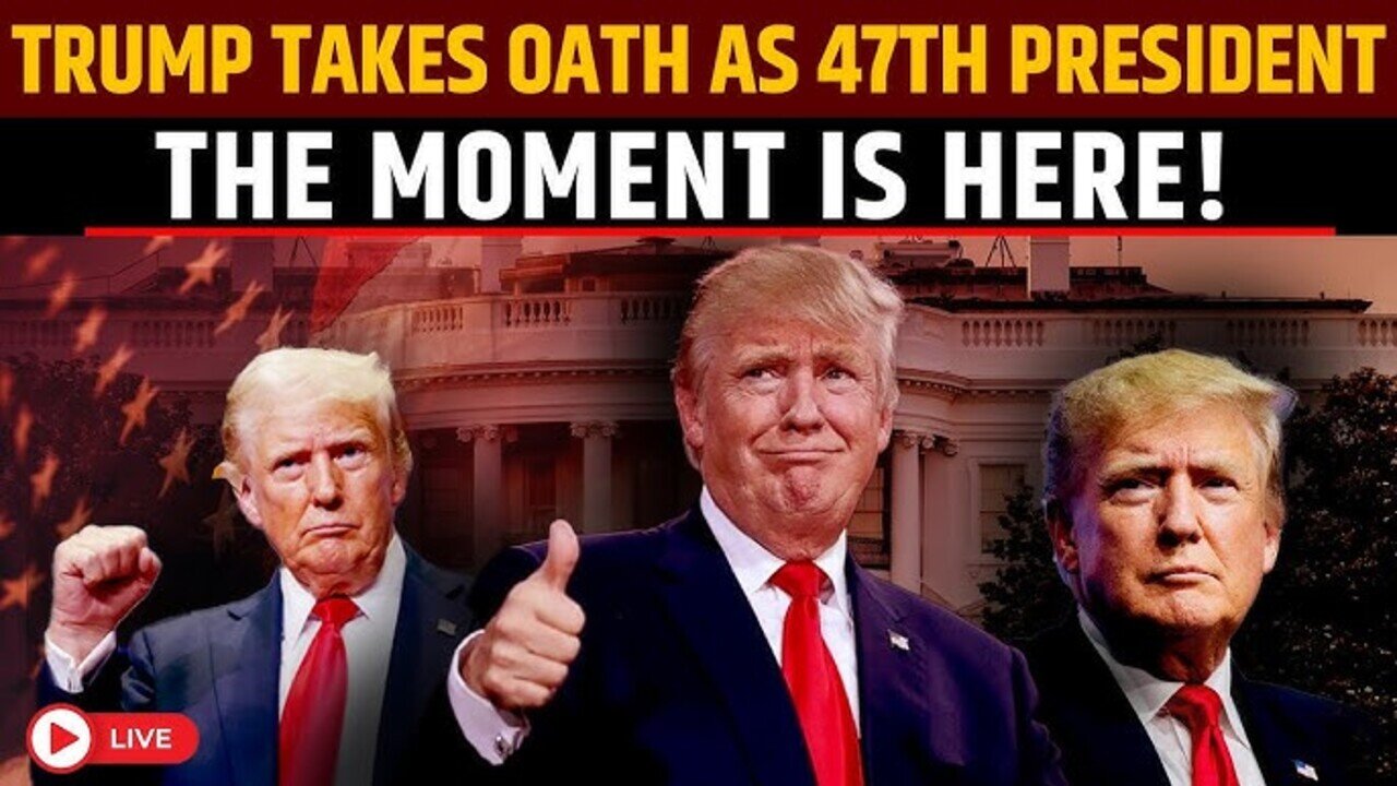 π¨π¨ JUST IN: Donald J. Trump Sworn In as 47th President of the United States πΊπΈ