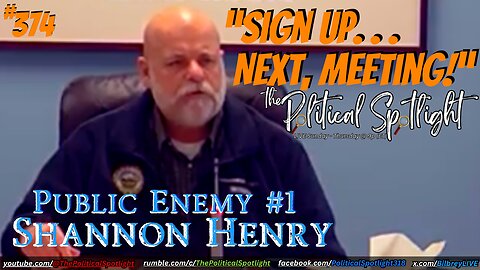 #374 | Sign Up... Next, Meeting! | The Political Spotlight