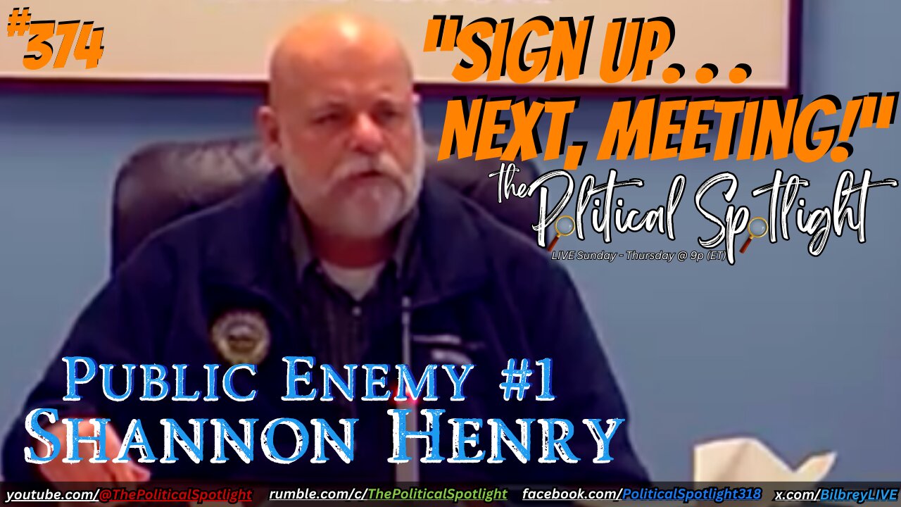#374 | Sign Up... Next, Meeting! | The Political Spotlight