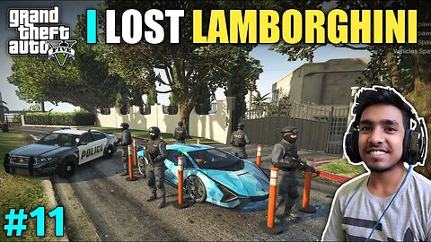 POLICE TAKE MY LAMBORGHINI _ GTA V GAMEPLAY _11