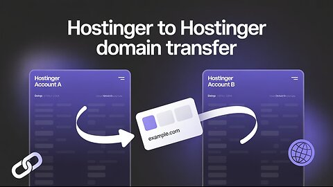 How to transfer Hostinger domain to another Hostinger account