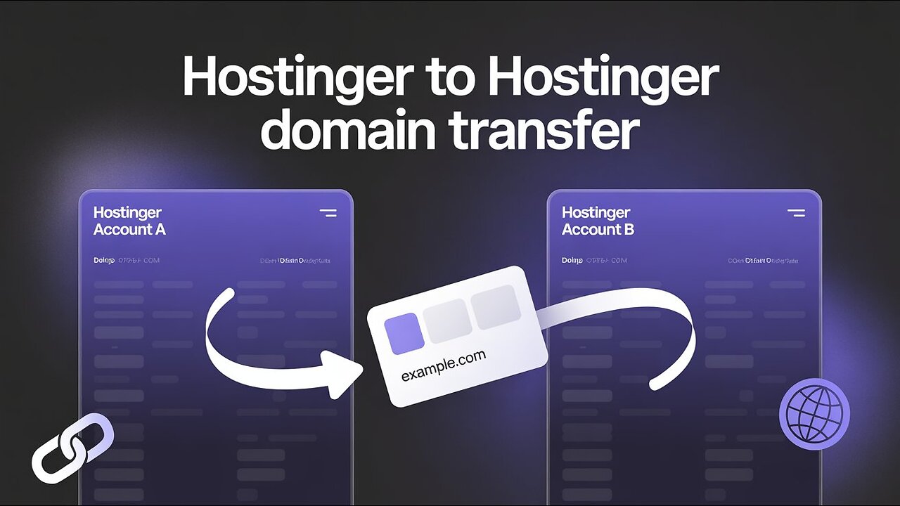 How to transfer Hostinger domain to another Hostinger account