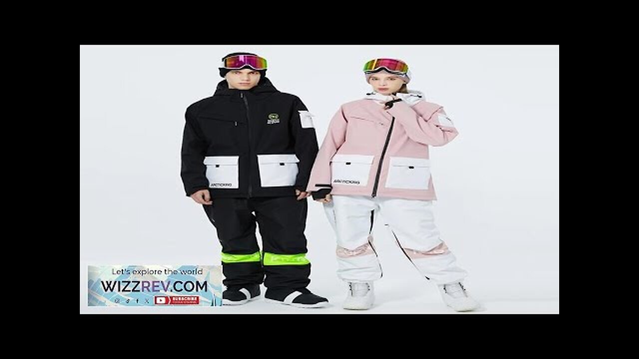 Men and Women Snow Ski Suit Sets Snowboard Suit Winter Skiing Jackets Review