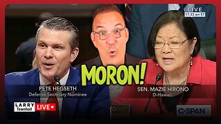 🚨 BREAKING: Democrat Mazie Hirono PROVES Why She's The DUMBEST SENATOR! | LARRY Live!