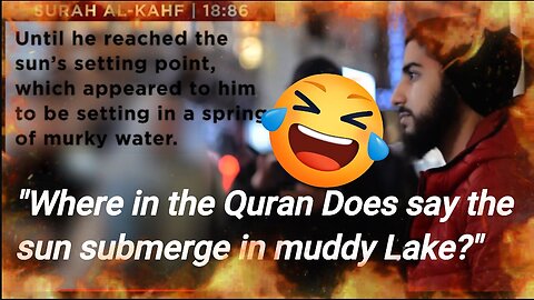 How the Imbecile Muslim Lantern refuted the sun set in muddy spring | Malay Subs |