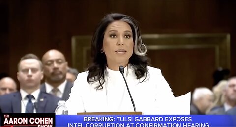 BREAKING: Breaking: Tulsi Gabbard Destroys the Deep State, Trump’s Intel War Begins!