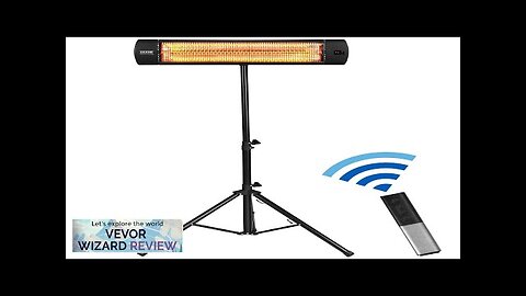 VEVOR Infrared Heater 1500W Remote Control Electric Space Heater LED Screen Patio Review