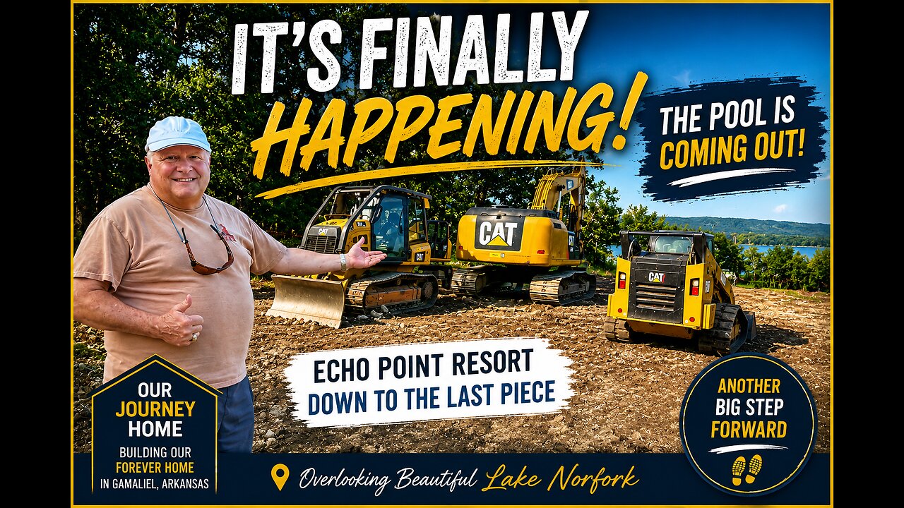 Our Journey Home | It's Finally Happening! The Pool Is Coming Out | July 17, 2026