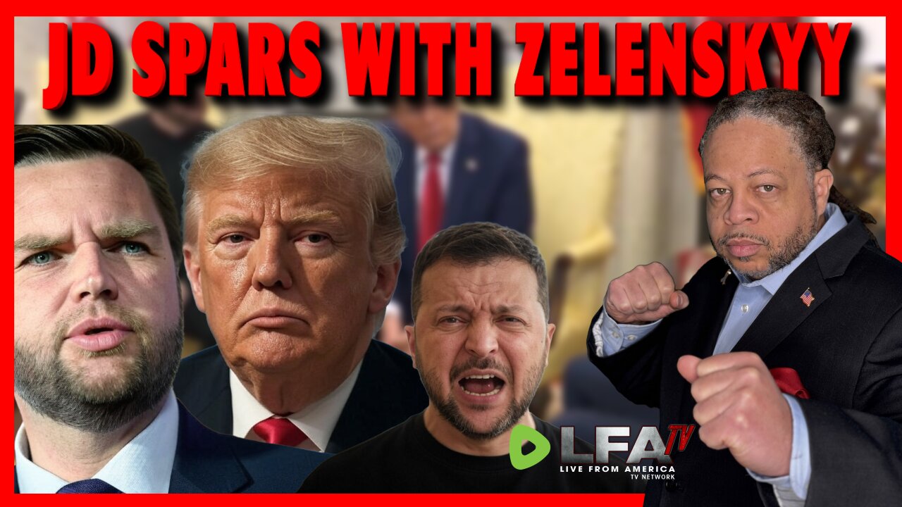 JD VANCE SPARS WITH ZELENSKYY IN FRONT OF PRESS | CULTURE WARS 2.28.25 2PM