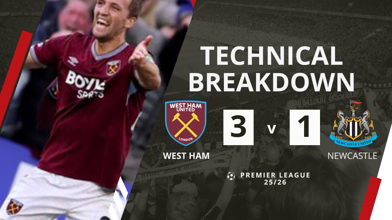 West Ham 3-1 Newcastle: Hammers Earn First Win Under Nuno Espírito Santo! 🔥