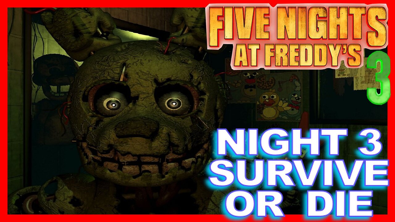 ⚠️ Night 3 Madness — Springtrap Won’t Leave Me Alone!