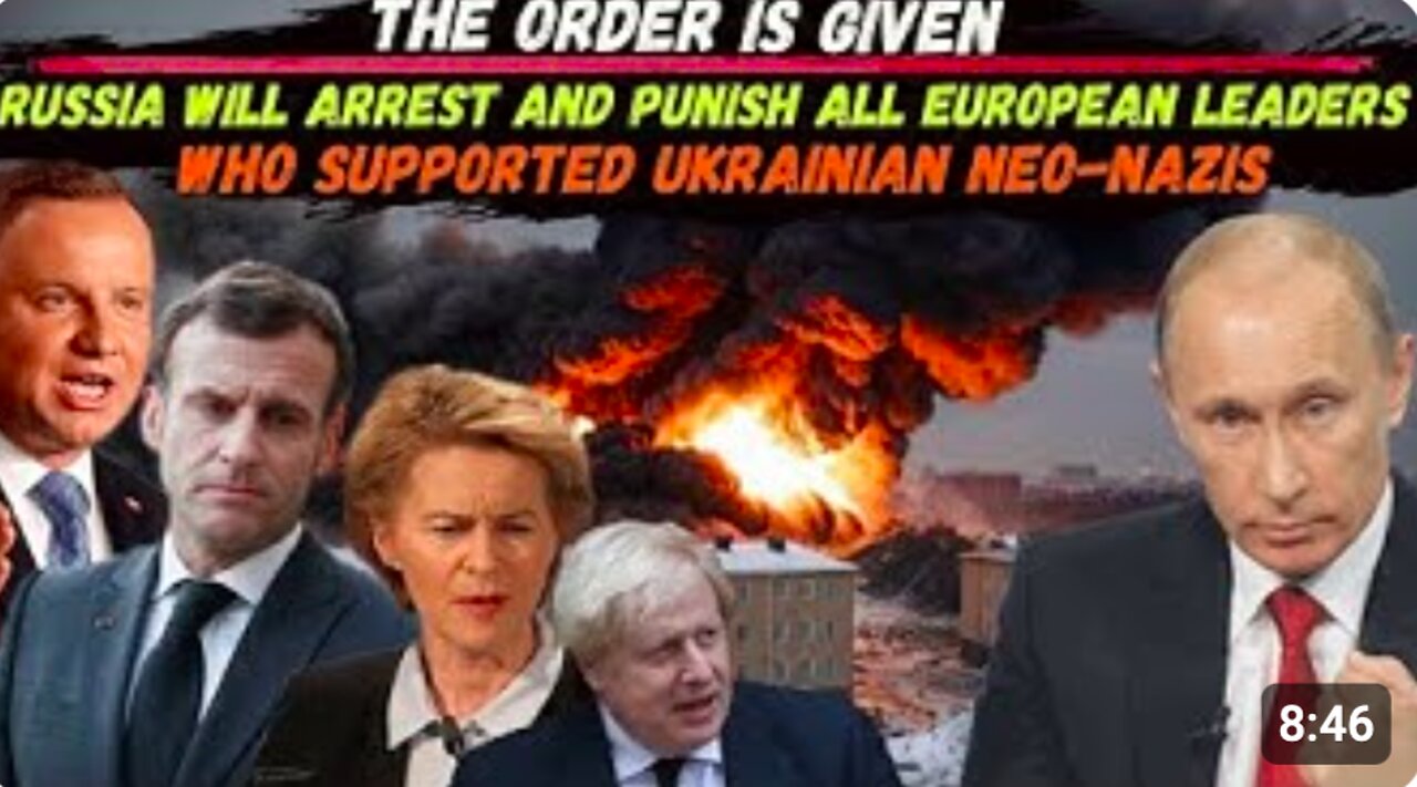 All European Leaders Who Supported KIEV will be Punished Severely: RUSSIA Made a SHOCKING Statement