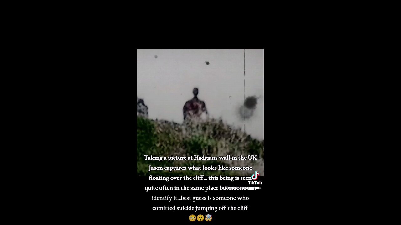 Ghost of man captured in the air