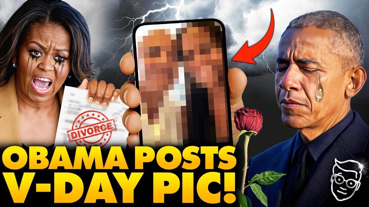 Obama Publishes Valentines Day ‘Hostage' Photo of Michelle Amid DIVORCE Rumors: It's Bad!!