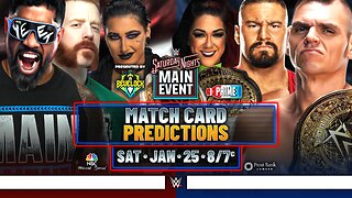 WWE Saturday Night's Main Event 2025 - Match Card Predictions [v3] | Bevelock