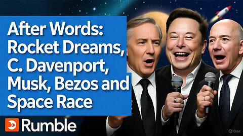 After Words: Rocket Dreams, C. Davenport, Musk, Bezos and Space Race