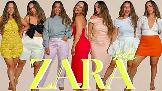 ZARA SALE JACKPOT Try On Haul | Curvy Midsize 8-10 | Pear or Triangle Body Shape