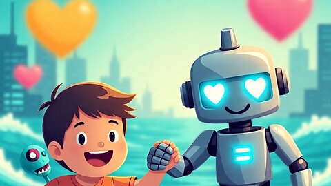 My Robot Friend 🤖❤️ | Future Kids Story | Teamwork & Honesty @LessonToons
