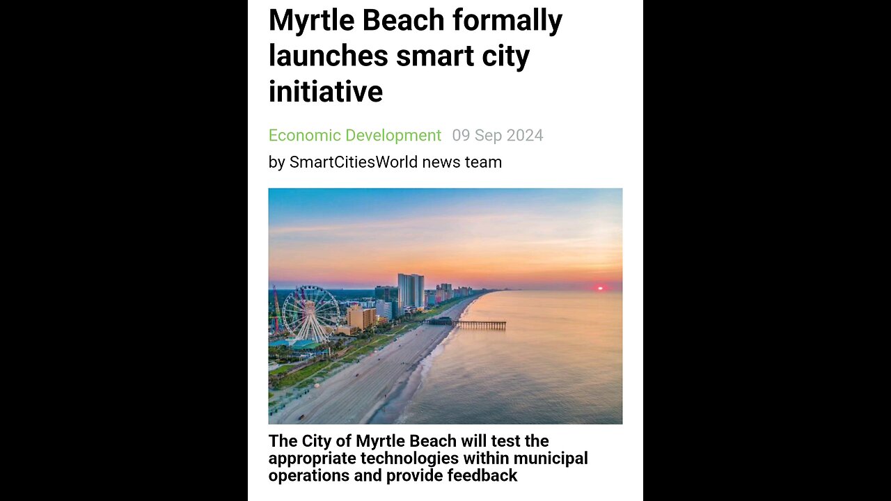 🚨 Myrtle Beach burns as "Smart City" plans move forward 🔥