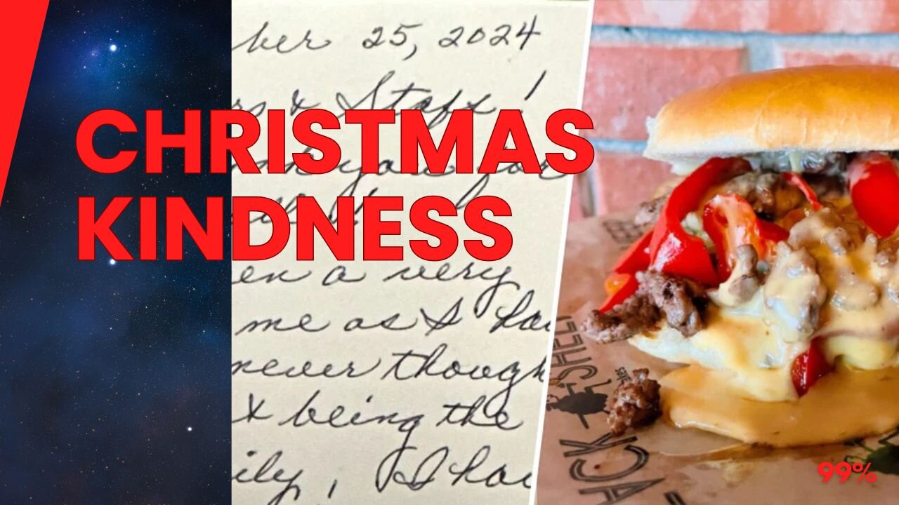 Heartwarming Christmas Surprise: Pensioner's Tearful Note After Free Burger Gift!