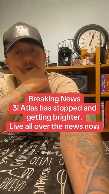 3i Atlas Has Stopped Moving