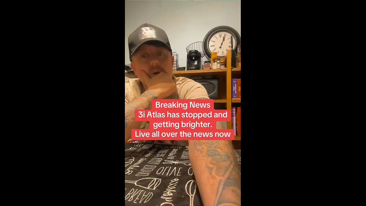 3i Atlas Has Stopped Moving