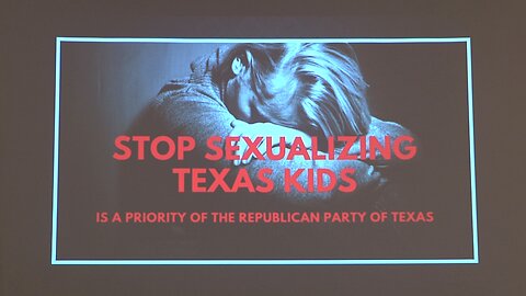 STOP SEXUALIZING TEXAS KIDS