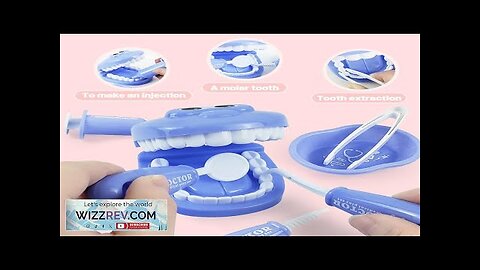 Montessori Educational Toys Children Early Learning Doctors Dentist Role Play Kits Kid Review