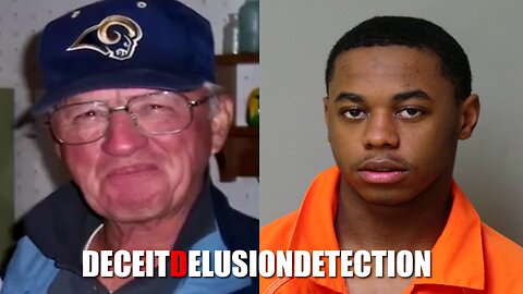 An elderly 92-year-old white man was shot to death in his front yard while blowing leaves by a black male suspect