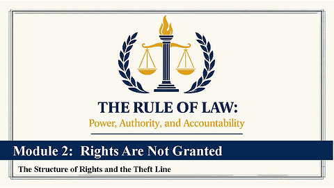 Module 2: Rights Are Not Granted: The Structure of Rights and the Theft Line