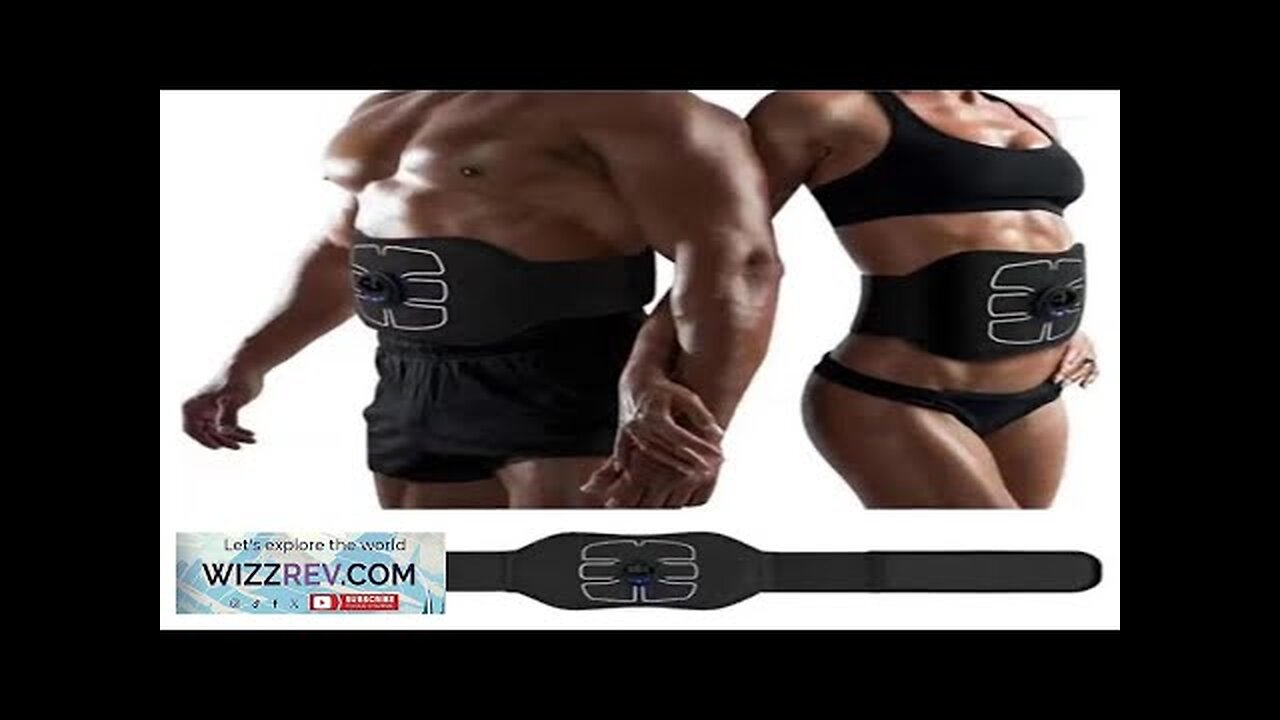 Electric ABS Abdominal Belt Smart Body Massager Portable Lightweight Lazy Muscle Training Review