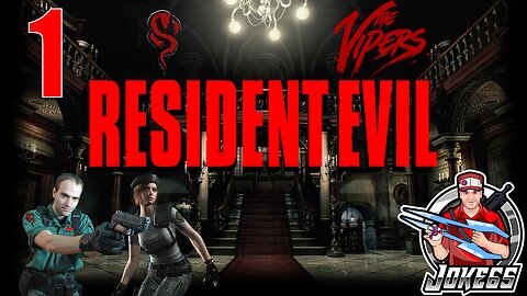 [LIVE] Resident Evil (1996) | Blind Playthrough | 1 | Barry Burton, Man, Myth, Legend