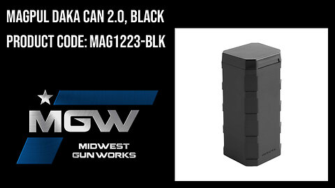 Magpul Daka Can 2.0, Black - MAG1223-BLK