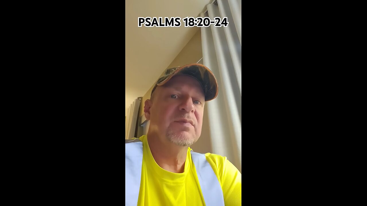 #PSALMS18:20-24 "SAVED BY GRACE ! LICENSE TO SIN?"