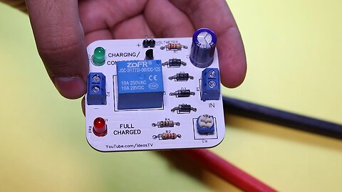 How to Make Automatic 12V Battery Auto Cut-Off Circuit #DIYHowToMake #12VAutoCut #BatteryProte