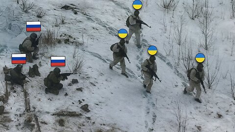 Deadly Trap: Russian Troops Ambush Ukrainian Vehicles in Open Terrain!