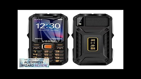 Q8 GSM 2G Rugged Mobile Phone Big Battery Double Flashlight 2.4inch HD Review