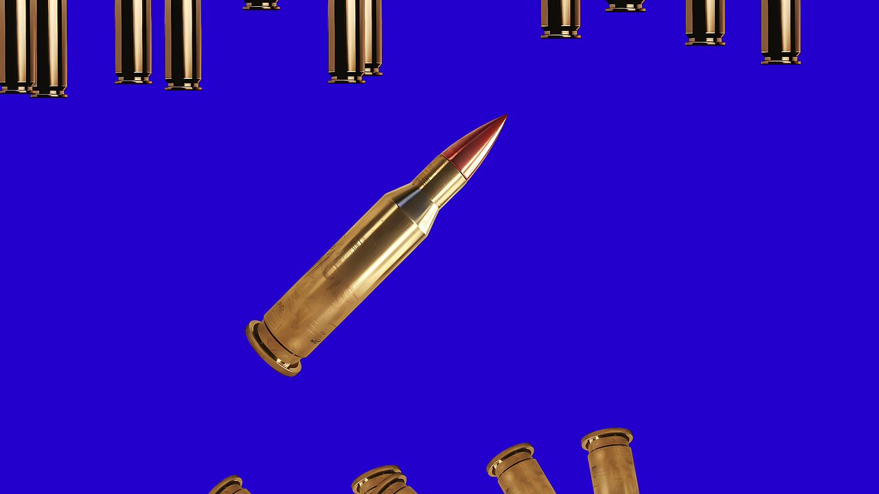 gun bullet background video