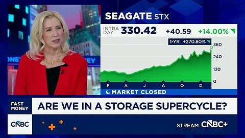 'Fast Money' traders talk if the markets are in a data storage 'supercycle'