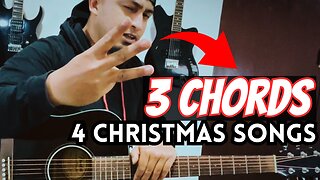 4 Easy Christmas Songs on Guitar (3 Chords Only!)