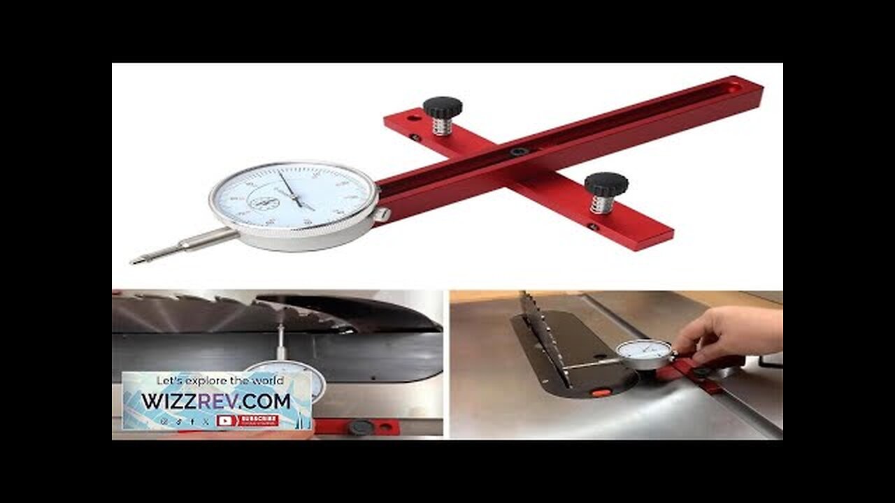 Table Saw Dial Indicator Gauge Metric For Aligning And Calibrating Work Shop Review