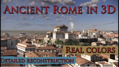 Ancient Rome in 3D - Detailed virtual reconstruction. Real colors.