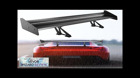 VEVOR Double Deck GT Wing Spoiler 53 inch Universal Lightweight Aluminum Adjustable Review