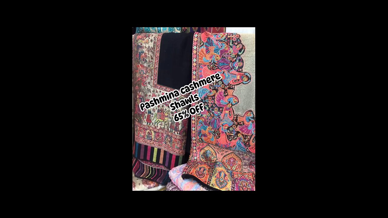 Pashmina cashmere shawls