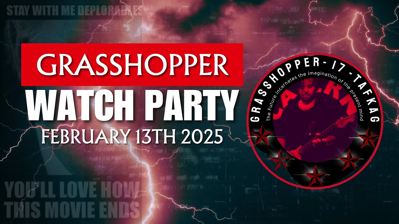 Grasshopper Live Decode Show - Trump Tariffs & More Watch Party