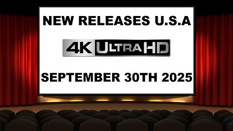 NEW 4K UHD Releases [SEPTEMBER 30TH 2025 | U.S.A]