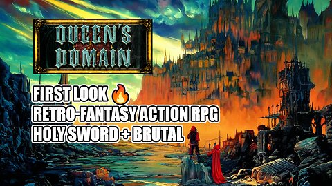 🔴 Queen’s Domain – First Look at the Dark Fantasy RPG Demo!