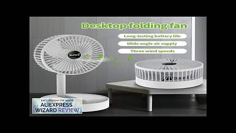 Portable Telescopic Stand Fan Folding Fan 6 Inch USB with Rechargeable Battery Review