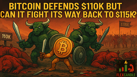 Bitcoin’s Bulls Hold the Line at $110K — Can They Fight Back to $115K? 💪 EP. 186